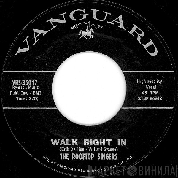 The Rooftop Singers  - Walk Right In