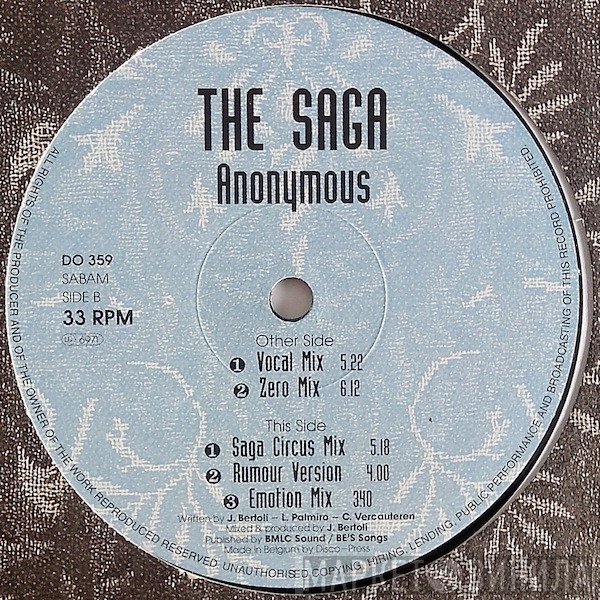 The Saga - Anonymous