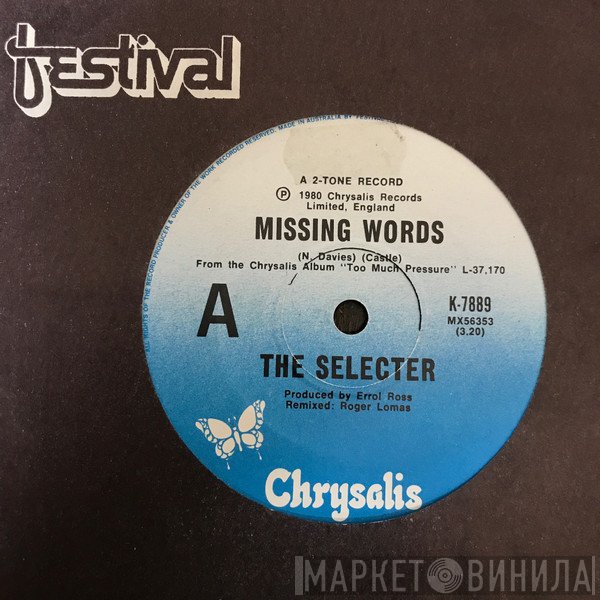 The Selecter  - Missing Words