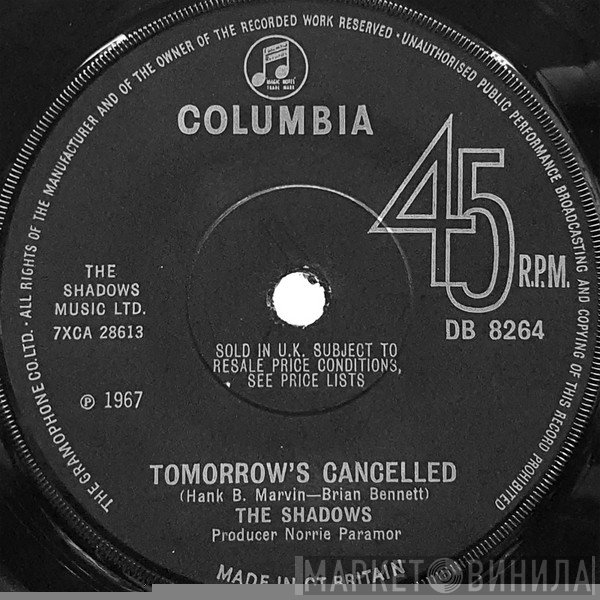 The Shadows - Tomorrow's Cancelled