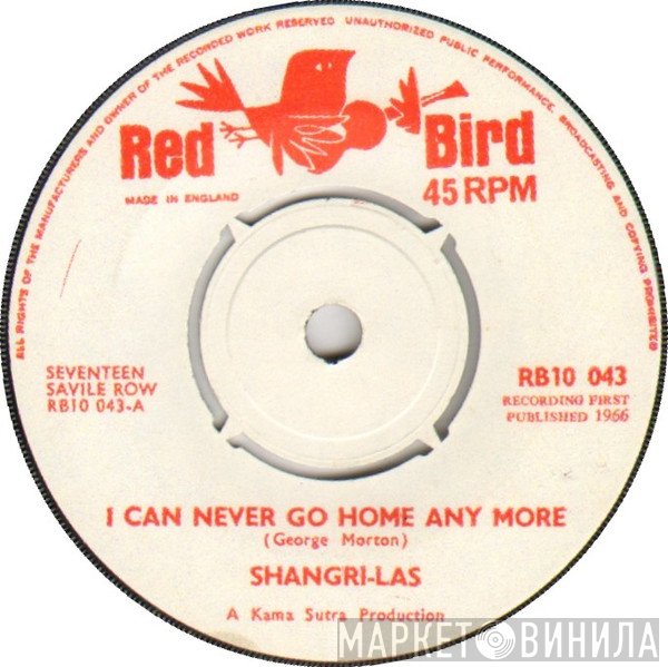 The Shangri-Las - I Can Never Go Home Any More / Bull Dog