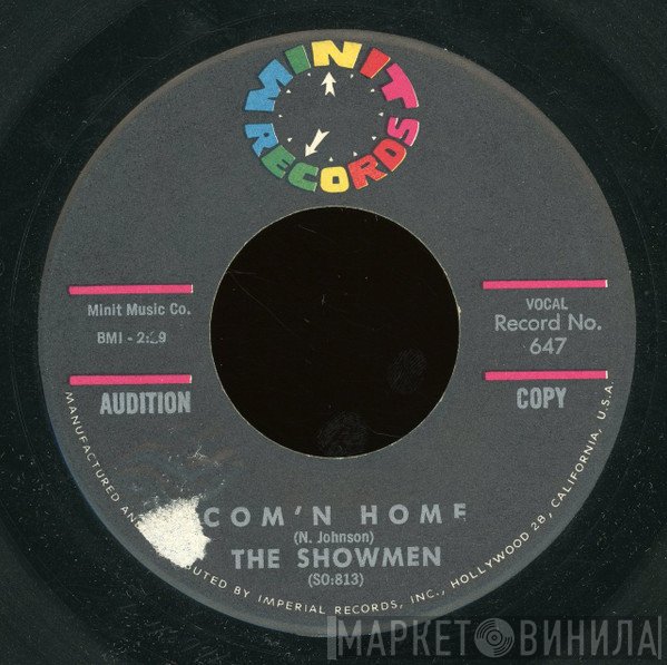 The Showmen - Com'n Home / I Love You Can't You See