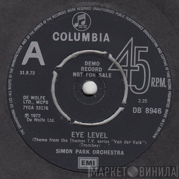 The Simon Park Orchestra  - Eye Level