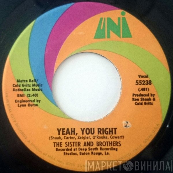 The Sister And Brothers - Yeah, You Right
