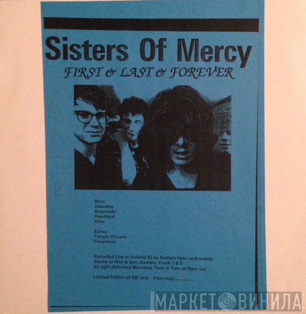 The Sisters Of Mercy  - First And Last And Forever