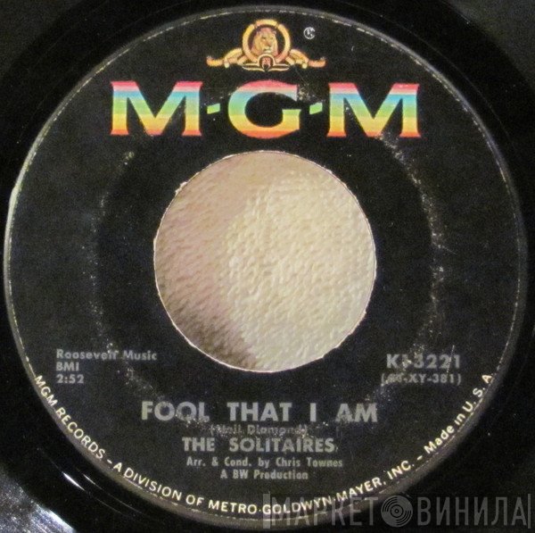 The Solitaires - Fool That I Am / Fair Weather Lover
