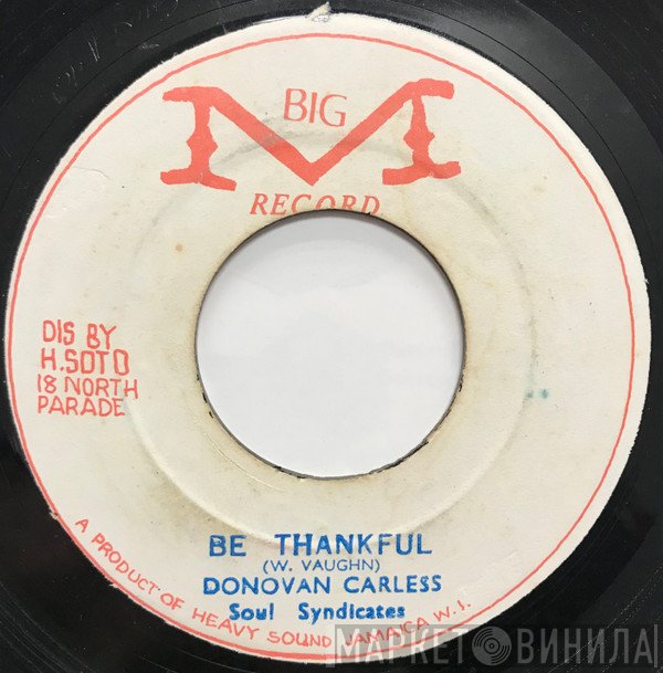 The Soul Syndicate, Donovan Carless - Be Thankful