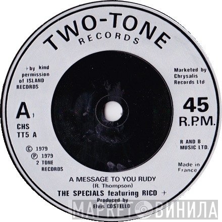 The Specials Featuring Rico Rodriguez  - A Message To You Rudy