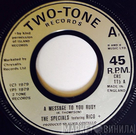 The Specials Featuring Rico Rodriguez  - A Message To You Rudy