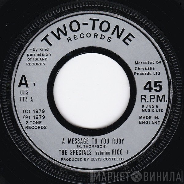 The Specials Featuring Rico Rodriguez  - A Message To You Rudy