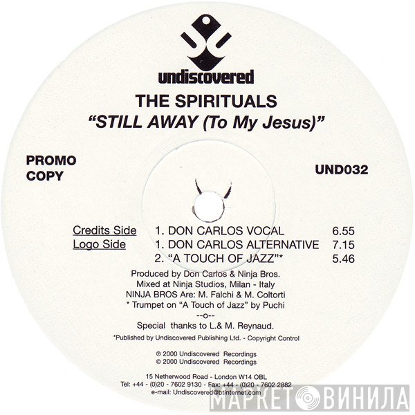 The Spirituals - Still Away (To My Jesus)