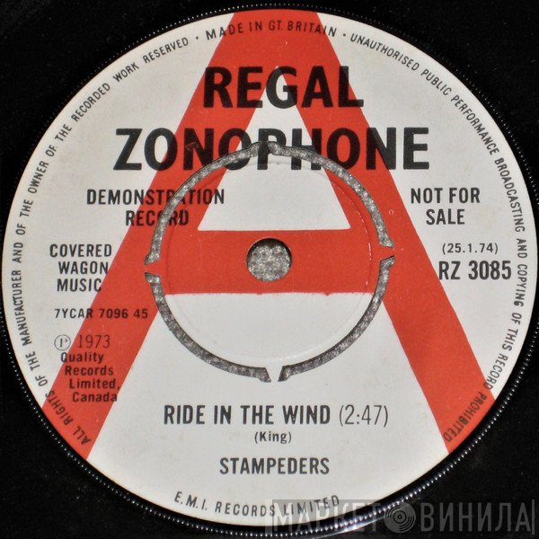 The Stampeders  - Ride In The Wind