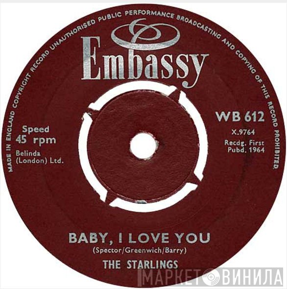 The Starlings, Gerry Glenn And His Orchestra, Marilyn Lee - Baby, I Love You / As Usual