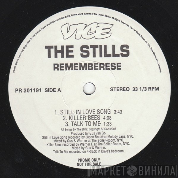 The Stills - Rememberese
