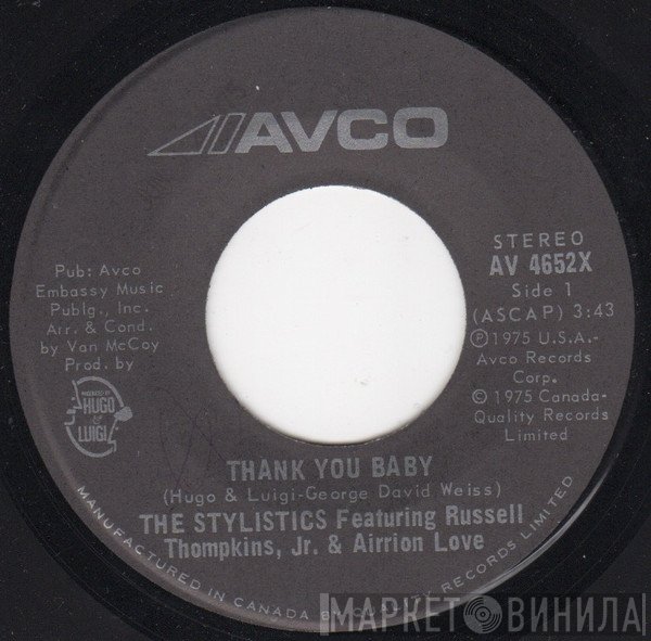 The Stylistics - Thank You Baby