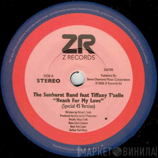 The Sunburst Band, Tiffany T'zelle - Reach For My Love / 27 Sided