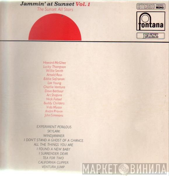 The Sunset All Stars - Jammin' At Sunset Vol. 1