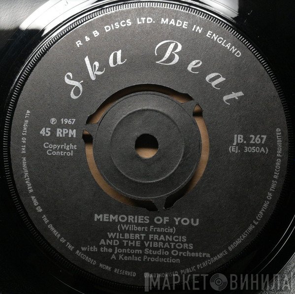The Supersonics, The Vibrators , Wilbert Francis, The Jontom Studio Orchestra, Chuck Jacques - Memories Of You / Now That You Are Gone