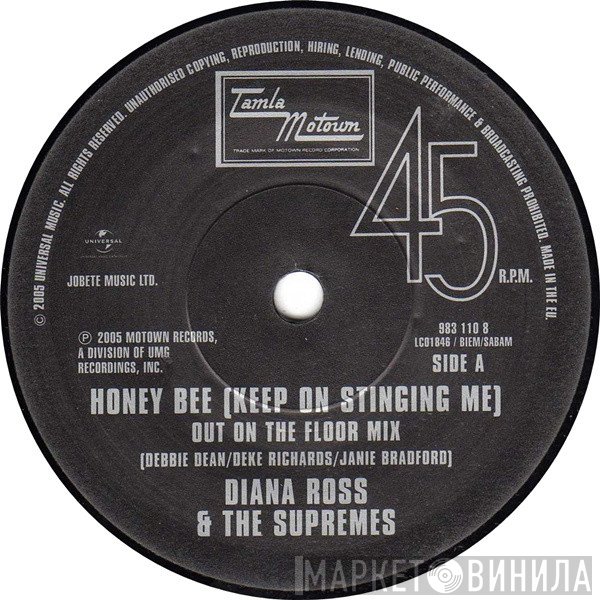 The Supremes, Earl Van Dyke - Honey Bee (Keep On Stinging Me) / All Day All Night