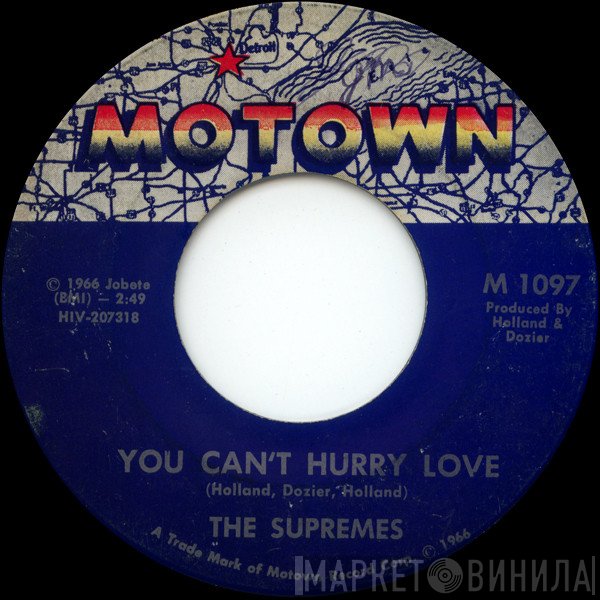 The Supremes  - You Can't Hurry Love / Put Yourself In My Place