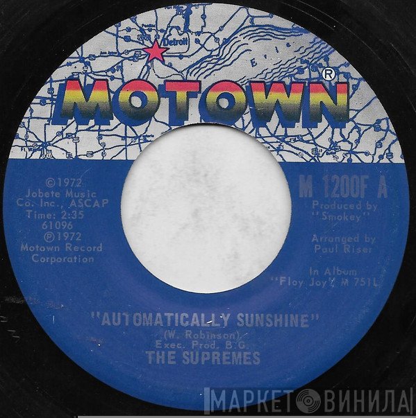 The Supremes  - Automatically Sunshine
