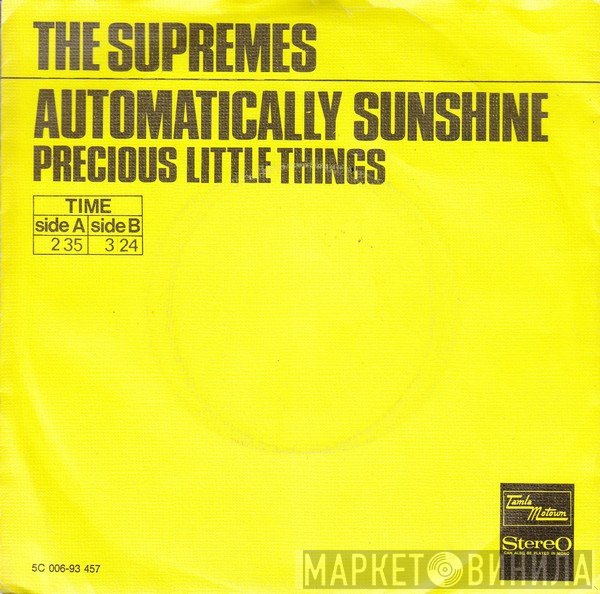 The Supremes  - Automatically Sunshine