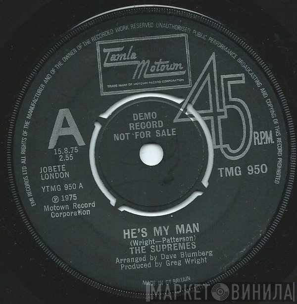 The Supremes - He's My Man