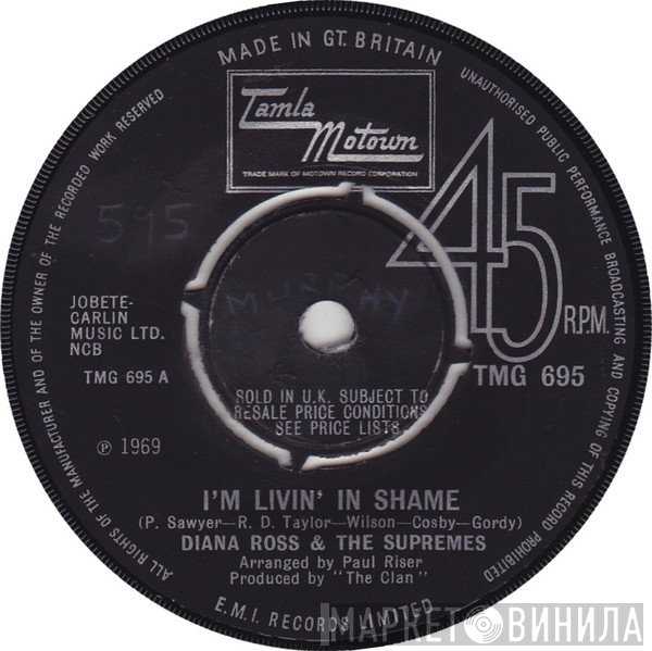The Supremes - I'm Livin' In Shame