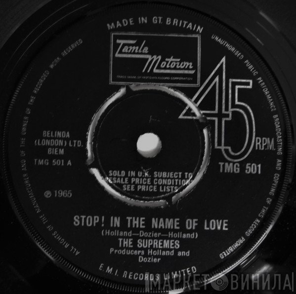 The Supremes - Stop! In The Name Of Love