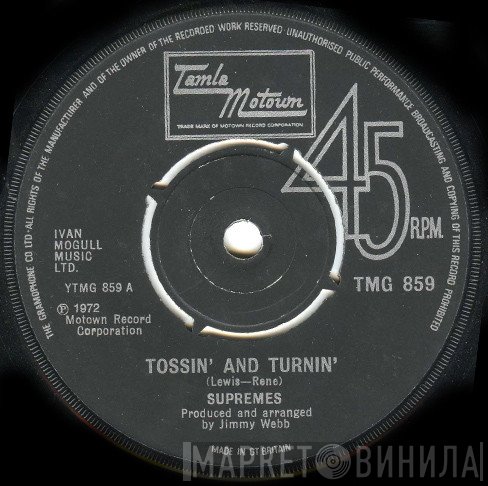 The Supremes - Tossin' And Turnin'
