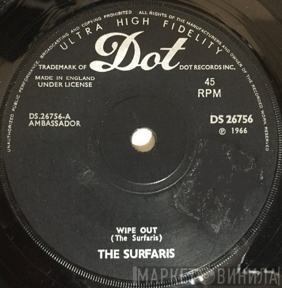 The Surfaris - Wipe Out / Surfer Joe
