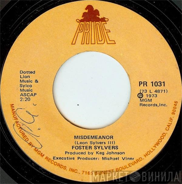 The Sylvers, Foster Sylvers - Misdemeanor / So Close