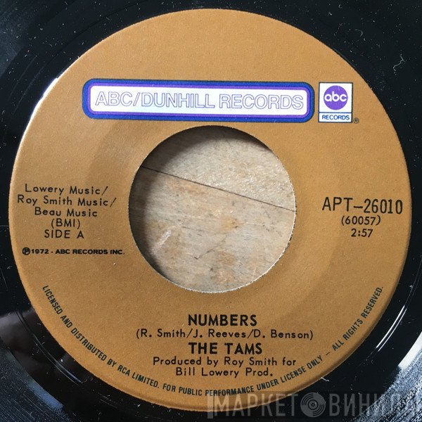 The Tams  - Numbers / Long Distance Operator