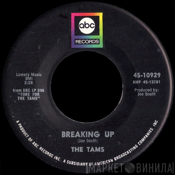 The Tams - Breaking Up / How 'Bout It