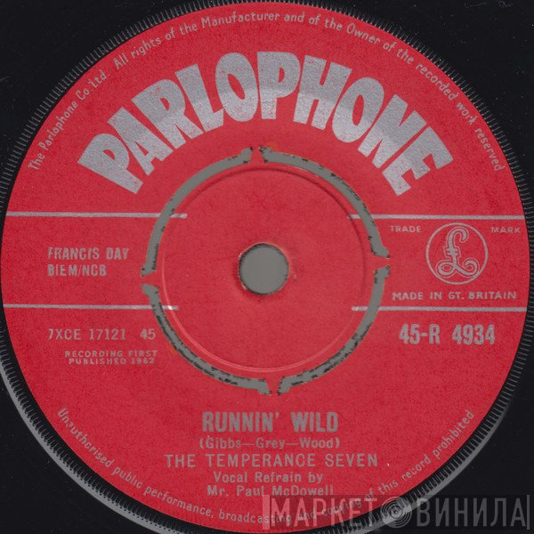 The Temperance Seven  - Runnin' Wild
