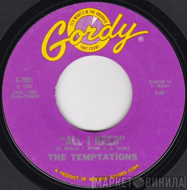 The Temptations  - All I Need
