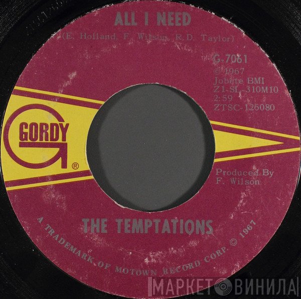 The Temptations - All I Need 
