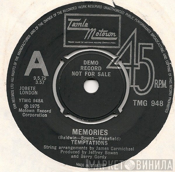 The Temptations - Memories