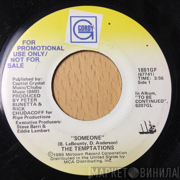 The Temptations - Someone