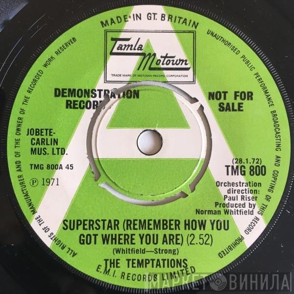 The Temptations - Superstar (Remember How You Got Where You Are)