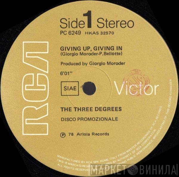 The Three Degrees  - Giving Up, Giving In