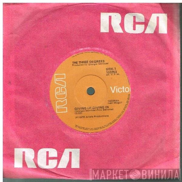 The Three Degrees  - Giving Up, Giving In