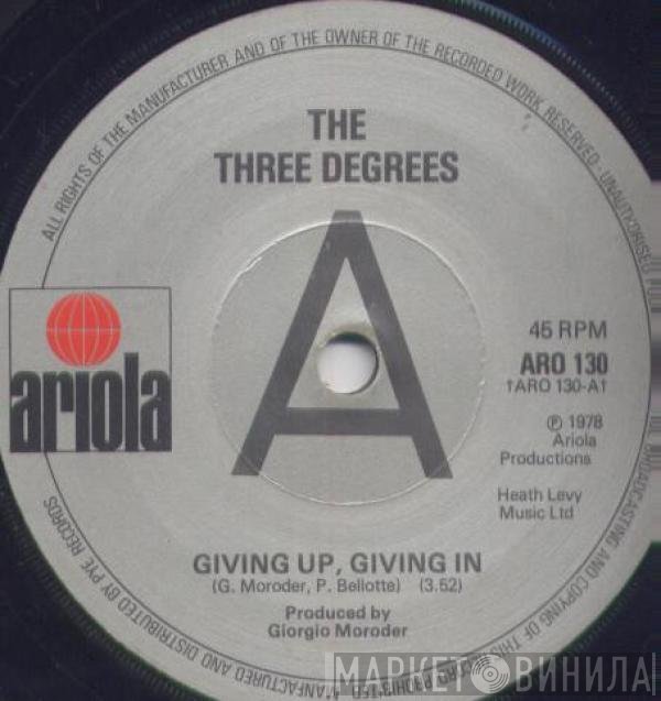 The Three Degrees - Giving Up, Giving In