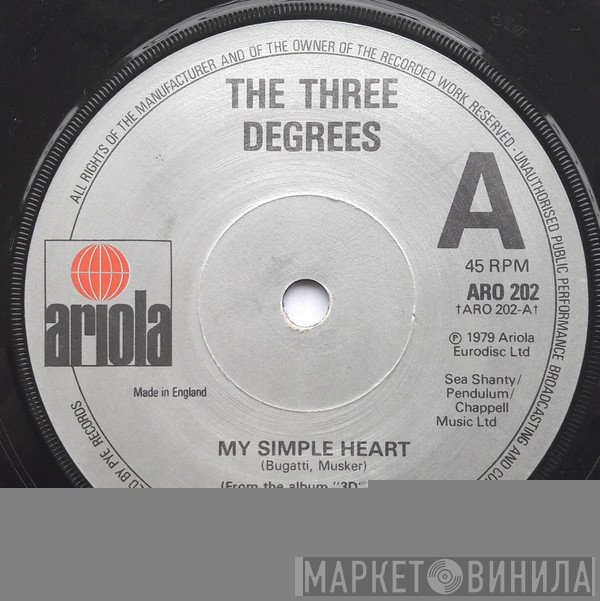 The Three Degrees - My Simple Heart