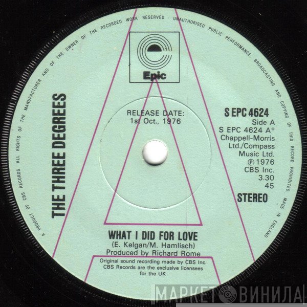 The Three Degrees - What I Did For Love