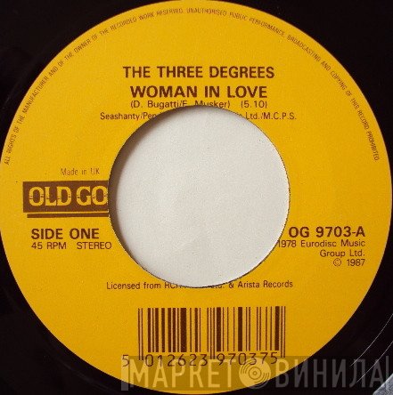 The Three Degrees - Woman In Love / The Runner