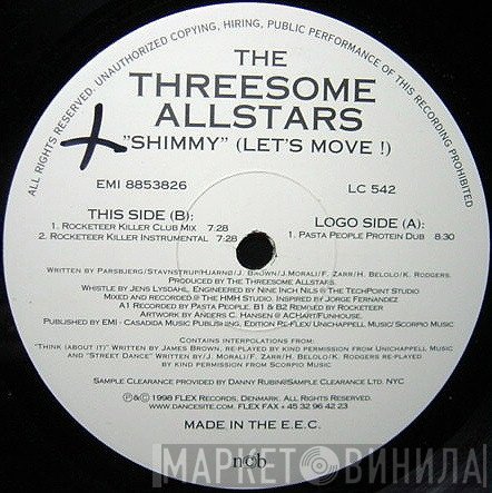 The Threesome Allstars - Shimmy (Let's Move!)