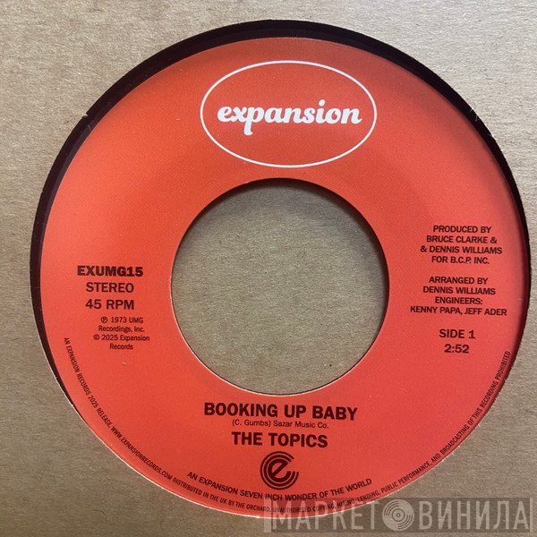 The Topics - Booking Up Baby