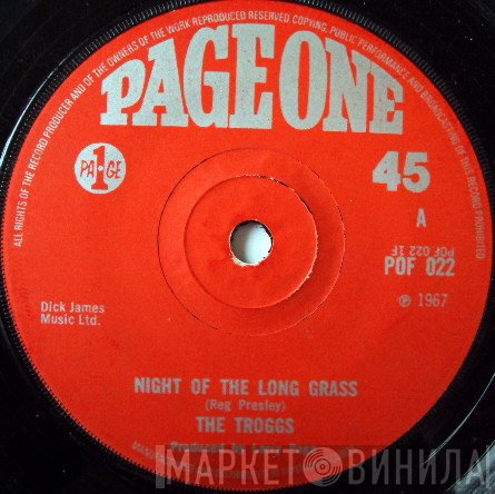 The Troggs - Night Of The Long Grass