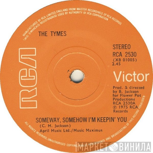 The Tymes - Someway, Somehow I'm Keepin' You
